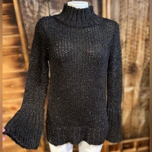 Ann Taylor Black Turtleneck Sweater